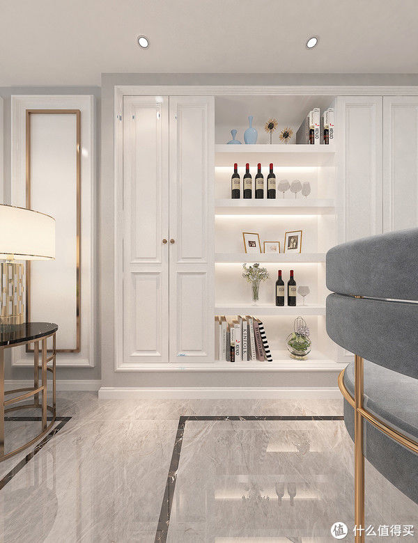 现代|四口之家的现代轻奢风装修，餐厅是家里面的亮点，入户感觉很惊艳