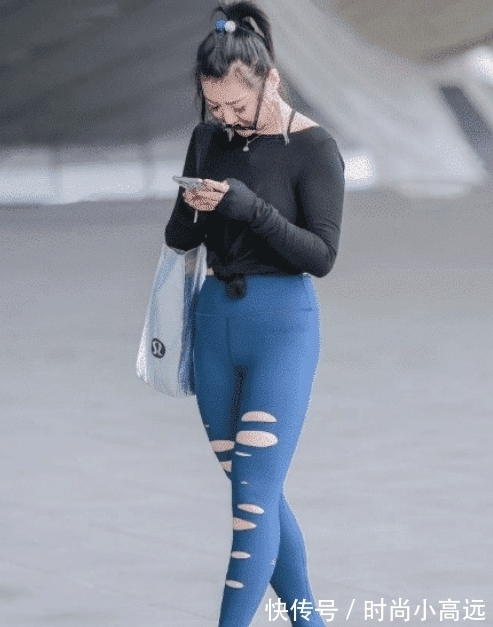 腿型 瑜伽裤都破十几个洞了还不肯扔,美女也太节俭了!