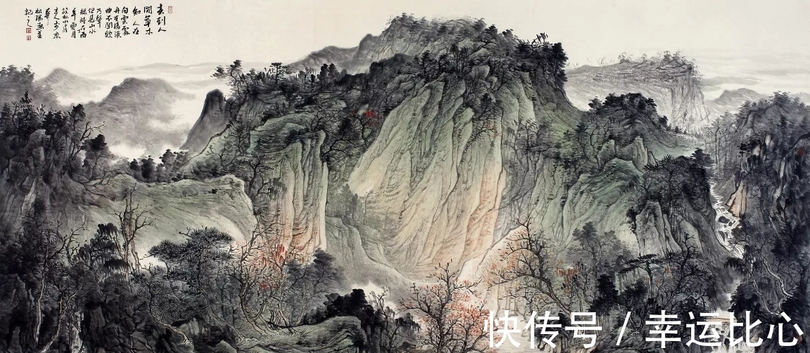 山水画！大山蕴大水，可居可游的画面｜李松瑶山水画