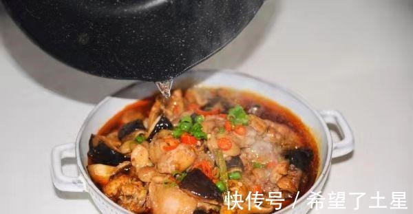 清蒸香菇鸡肉！