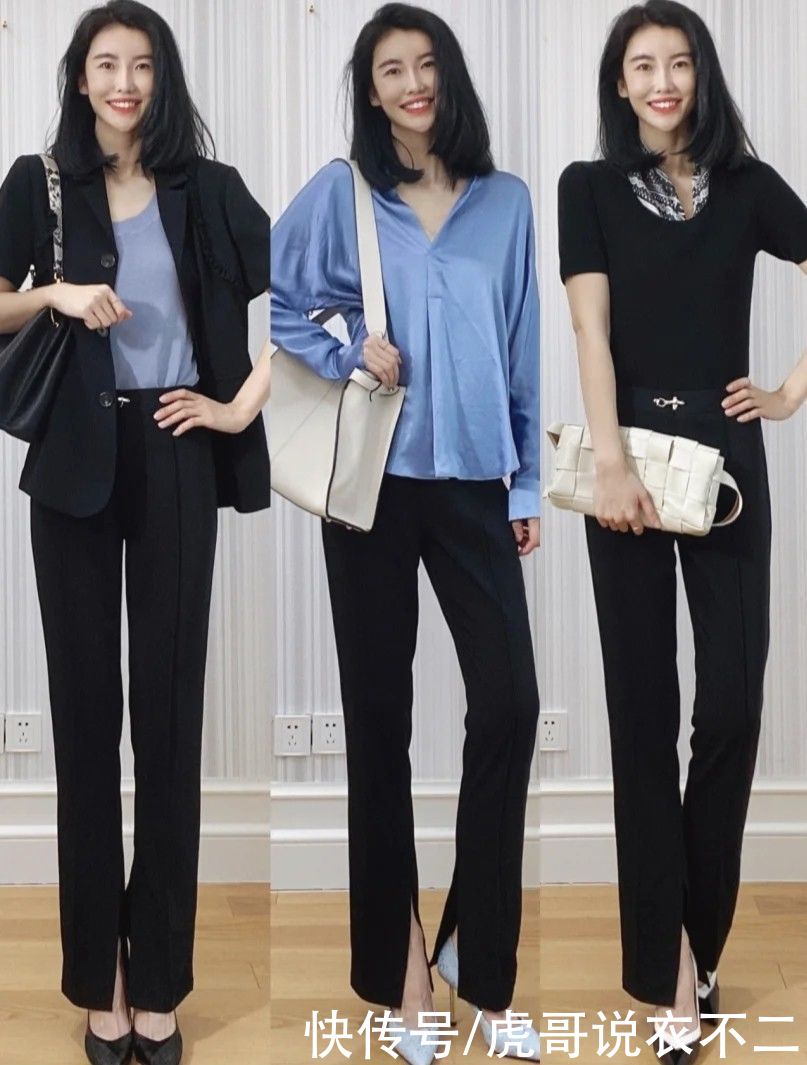 长裤|初夏下装在精不在多，会穿的女人都爱这几种，一衣多穿打造好气质