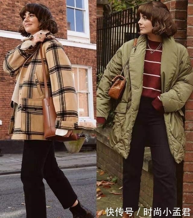 外套 从只有155cm身高,英国博主的穿搭中,学习小个子正确穿法