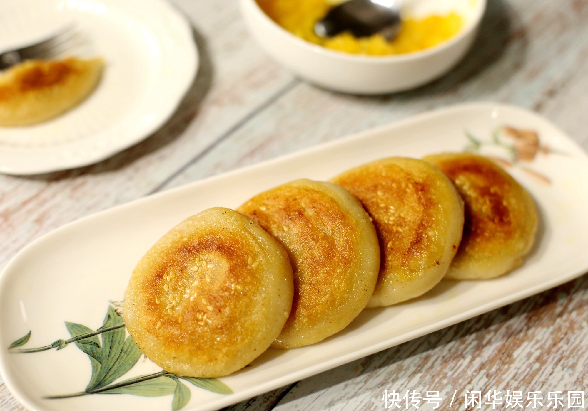 香甜|早餐饼又出新花样!现在吃正当季,香甜软糯,完美对付挑食的娃!