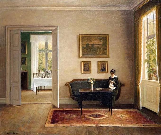 画家|读书的女人最美丽，那一刻全世界都安静了