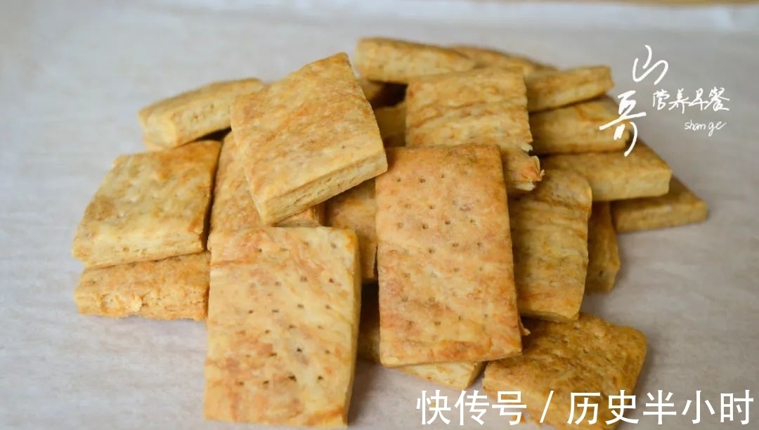 饱腹|小苏打饼干最简单的制作方法，低油饱腹0添加，适合当减肥期代餐