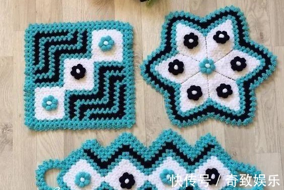 家居|一种针法便钩了这么多家居好物,瞬间让你爱上钩针编织!附教程