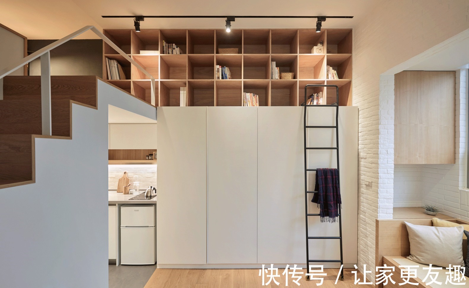 有这样的loft公寓你几点回家？30㎡也能这么好看