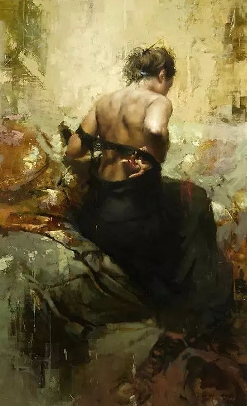 拉斐尔$他的作品有印象派的朦胧和浪漫主义唯美