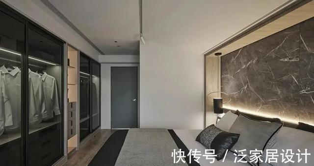 电视墙|95㎡自然宁谧灰二人宅,充满诗意