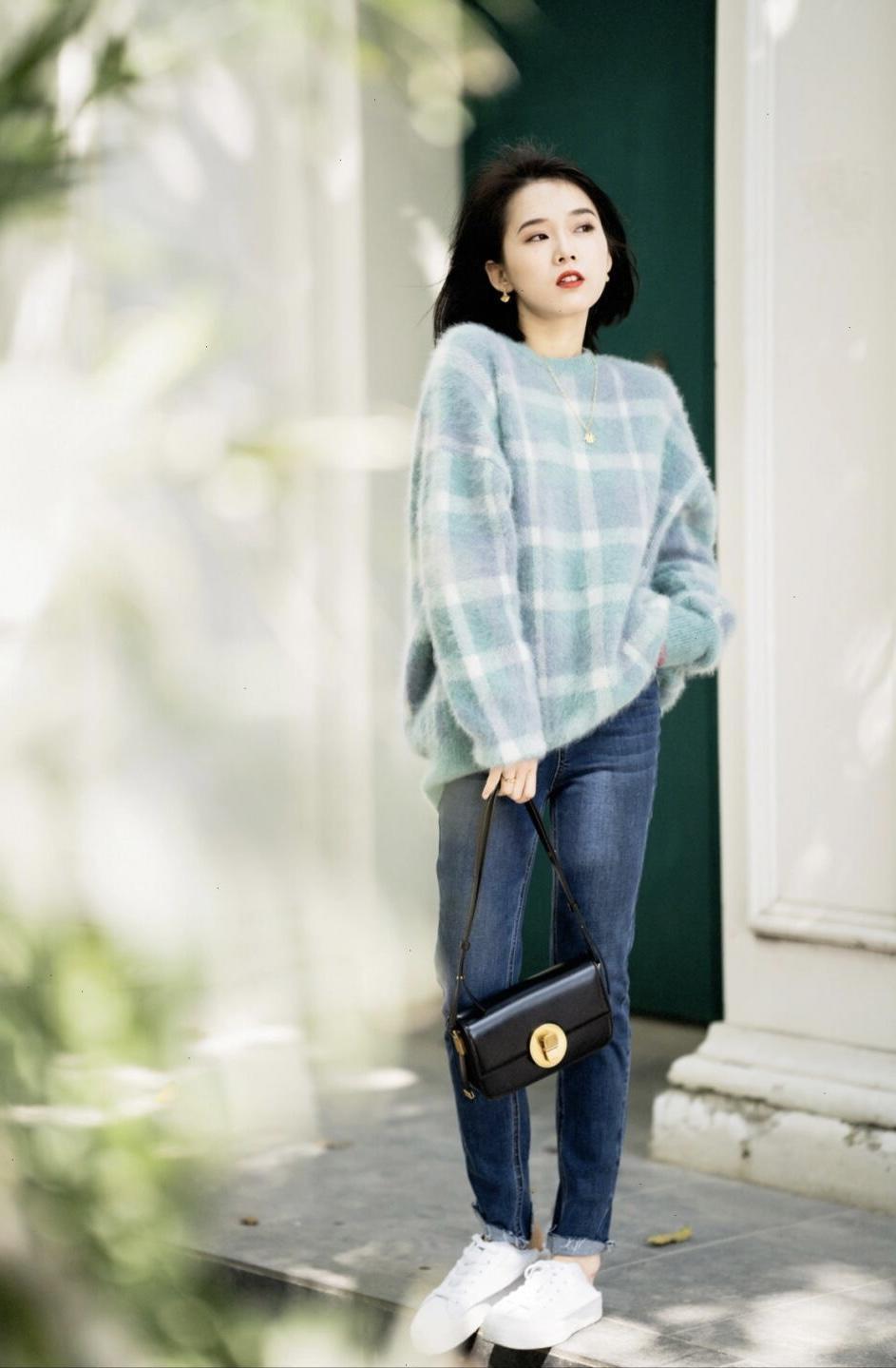 半身裙|这些才是“毛衣”的高级穿法,柔软舒适又百搭,保暖温柔不挑人