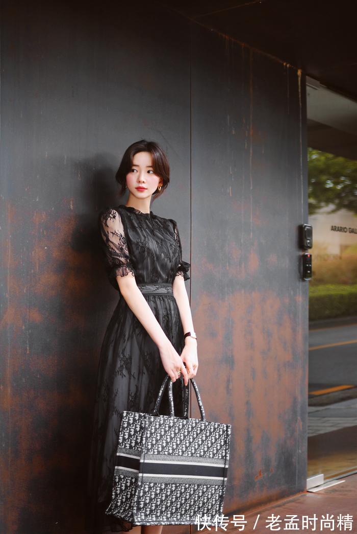 淑女|这条裙子也太仙了吧,无论年龄大小,都能展现出浪漫温柔的淑女感