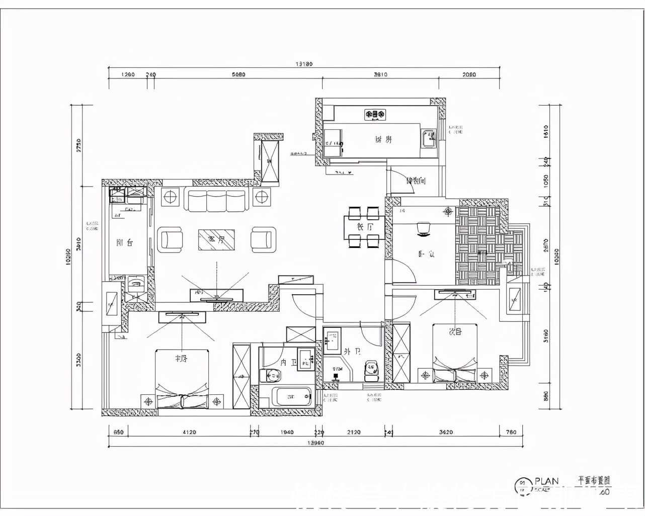 北欧|95㎡北欧3居室空间充足且功能独立，让生活回归最自然的状态