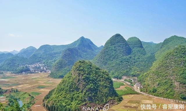 峰林|贵州的这个景区，峰林成片，田园风光，风景可媲美桂林