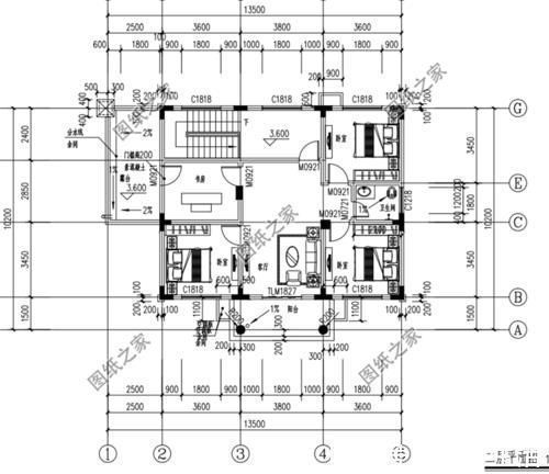卫生间|推荐三款二层自建房设计图,占地不超过120平米,依旧大气时尚