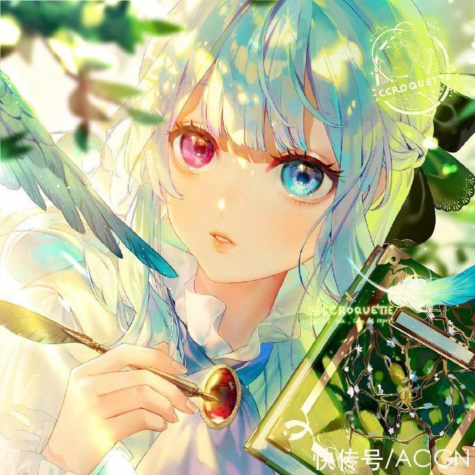 奈奈|画师笔下的短发双马尾妹子太可爱了,先收藏一波