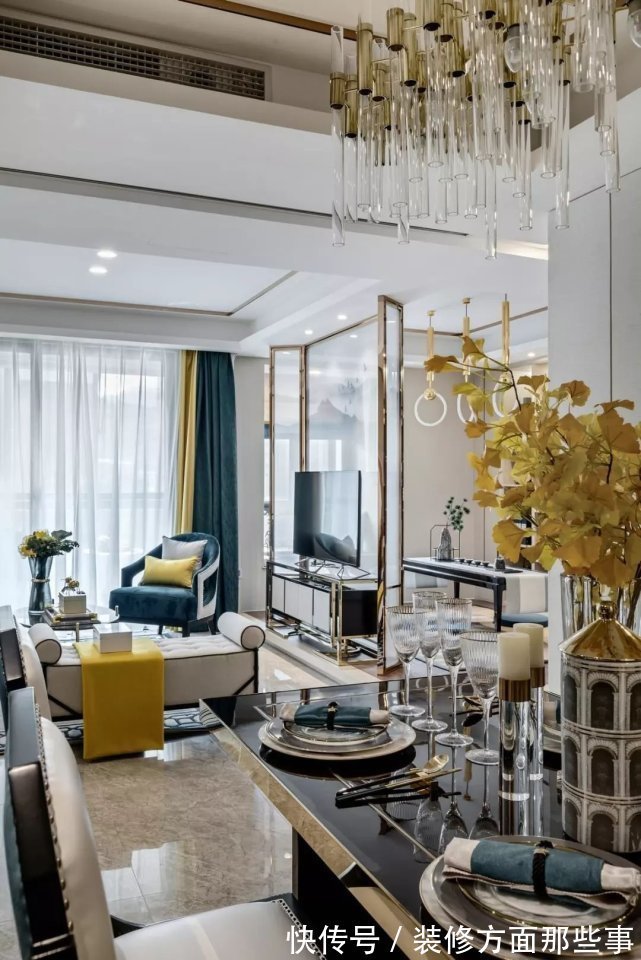 新中式|这个140平新中式,奢华又雅致!