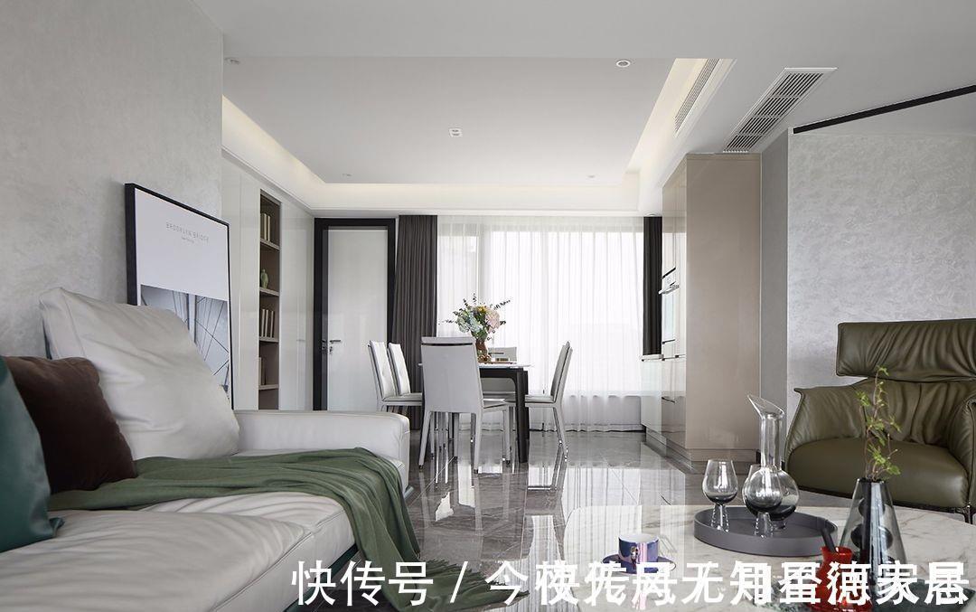 房子|200平的现代四居室,注重空间共享和沟通,打造极简的生活空间