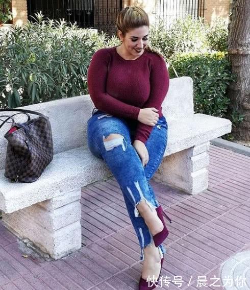 丰腴|210斤大码模特,体态丰腴,曲线迷人,健身不为减肥