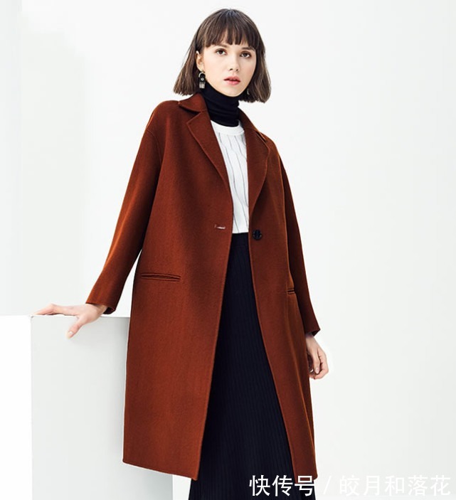 双面 双面毛呢大衣穿搭示范,这几款简约知性又显气质,照着穿美极了