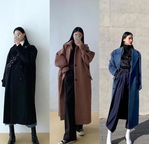 讲真，穿大衣就服街拍达人！她们的“大衣穿搭”，时髦高级又好看