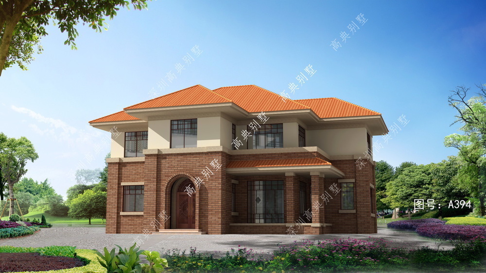 小别墅|精致大气的欧式小别墅,布局合理,建在村里就是亮点。