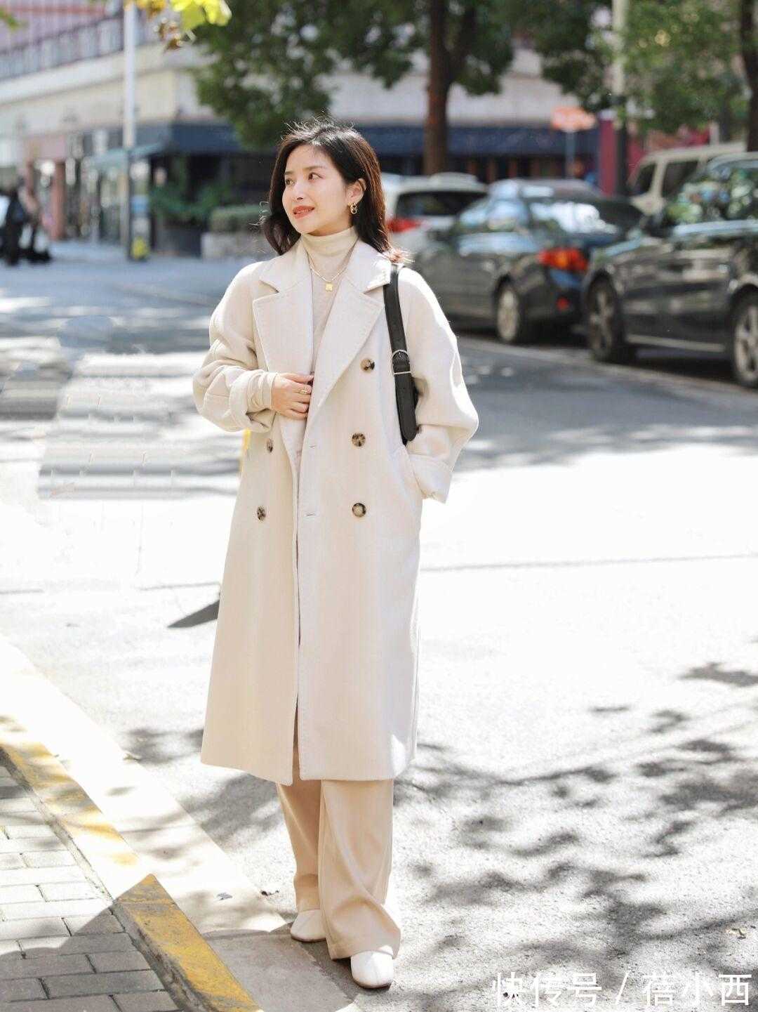 羽绒服 今年流行“翻领大衣”,比西装保暖比羽绒服显瘦,出街赚足回头率