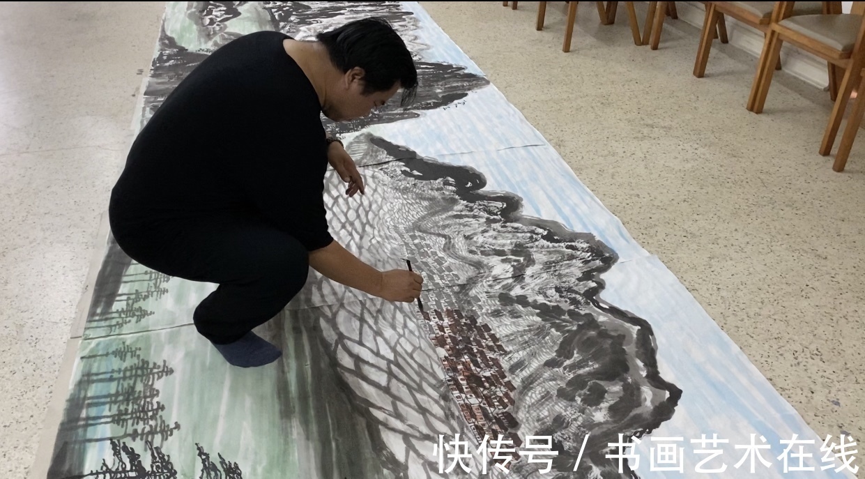 指墨画&艺高天下,独具风格——国画家、画鹰大家、指墨画艺术大师朱祖国
