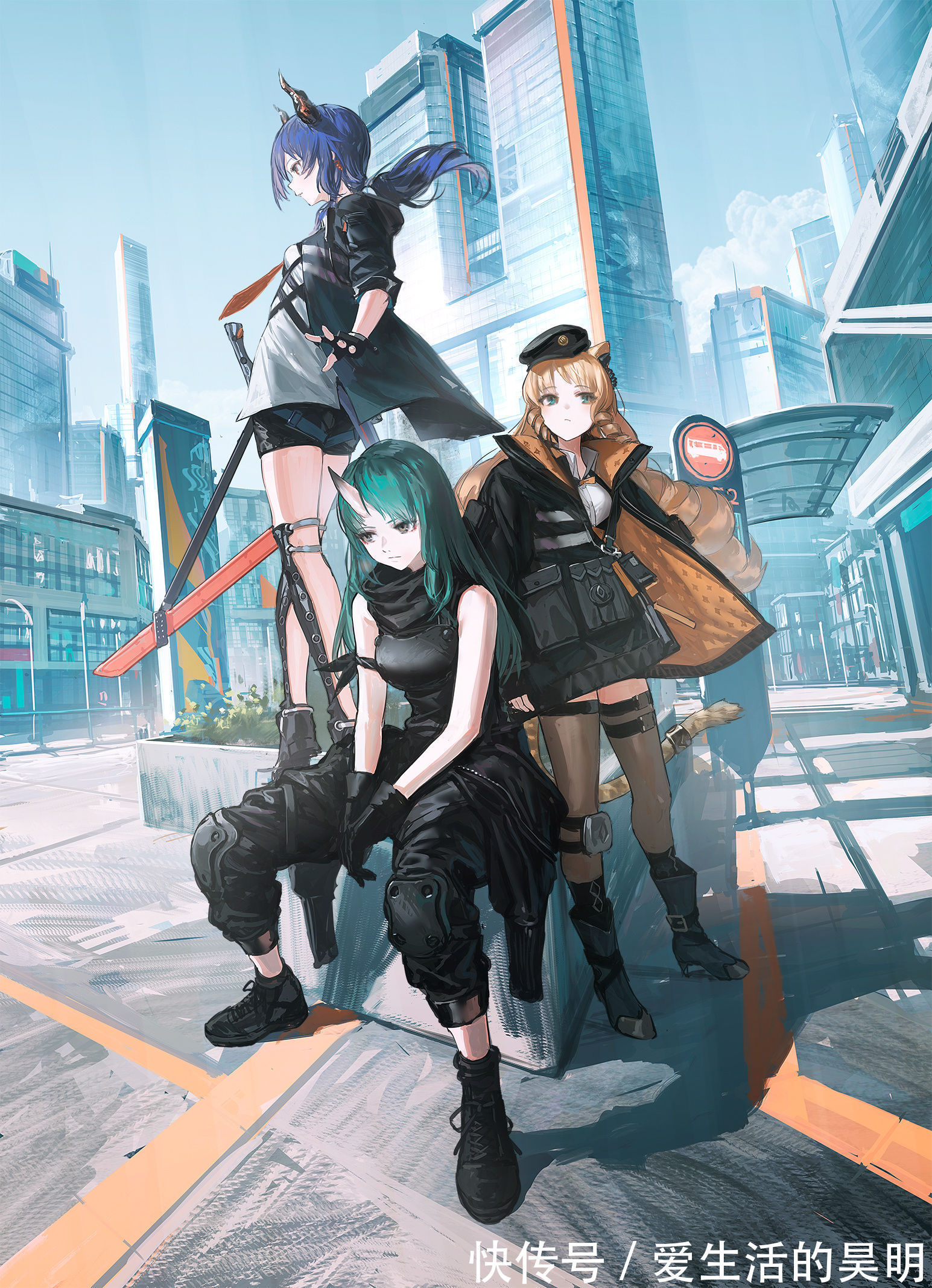 插画|故事感爆棚的动漫人物插画,画面很通透,氛围极佳