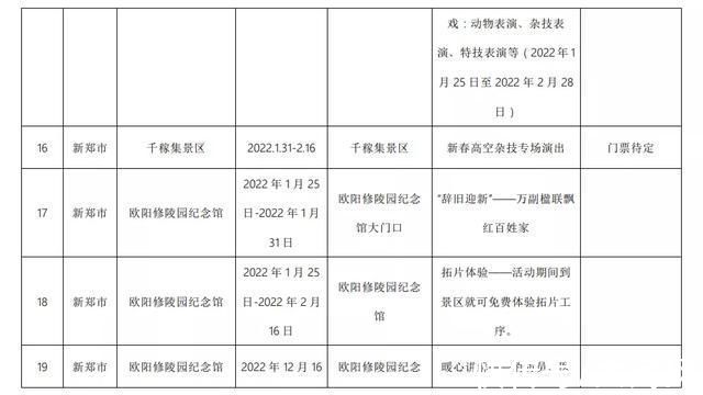 免费|郑州多家景区推出门票免费、半价等优惠政策