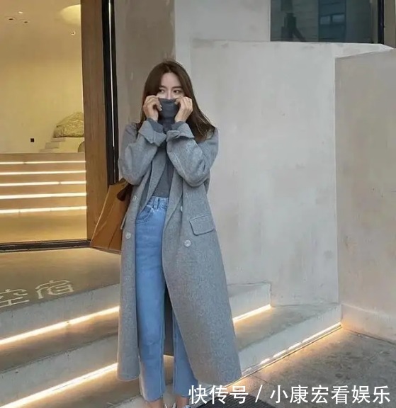  有一种时尚叫“高级灰大衣”，经典百搭，配对内搭才够美