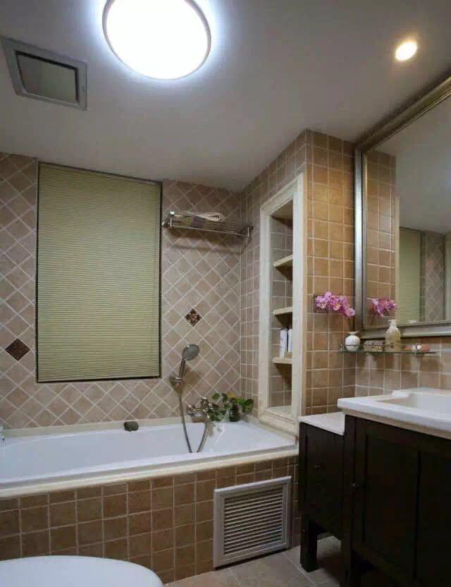 干湿|头一回见卫生间这么装,漂亮又省钱!买了房我也这么设计