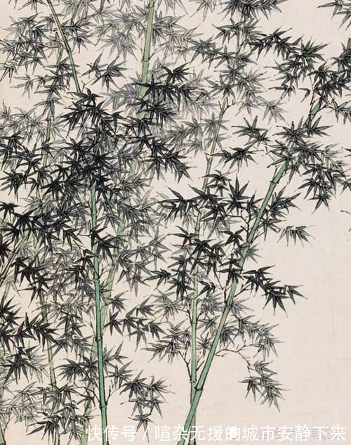 名士吟啸!用环境烘托人物性格,陈少梅绘《名士吟啸》