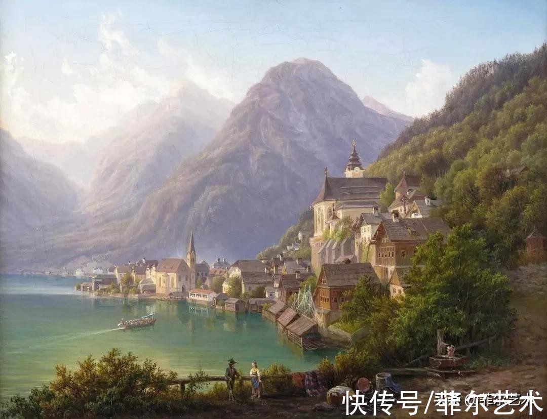 艺术家$高山风景~奥地利艺术家安东·希弗风景油画(高清)作品欣赏