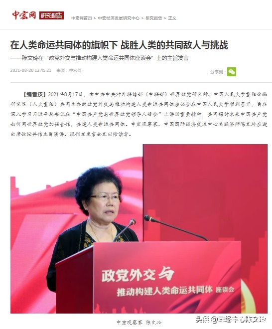 陈文玲：面对人类五大敌人，新时代的中国怎么办？怎么做？