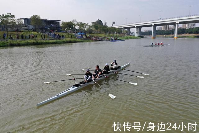 赛艇|茅洲水暖，艇进光明!深潜体育落户深圳光明，首届城市赛艇挑战赛泛波茅洲河