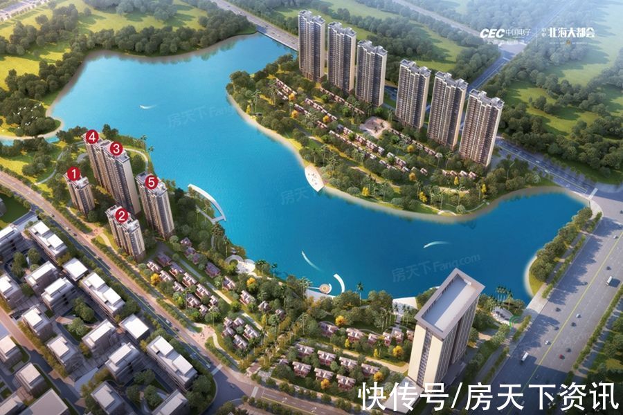 海城区|「楼盘评测」中电·春海湖，2021年10月北海海城区必看品质楼盘
