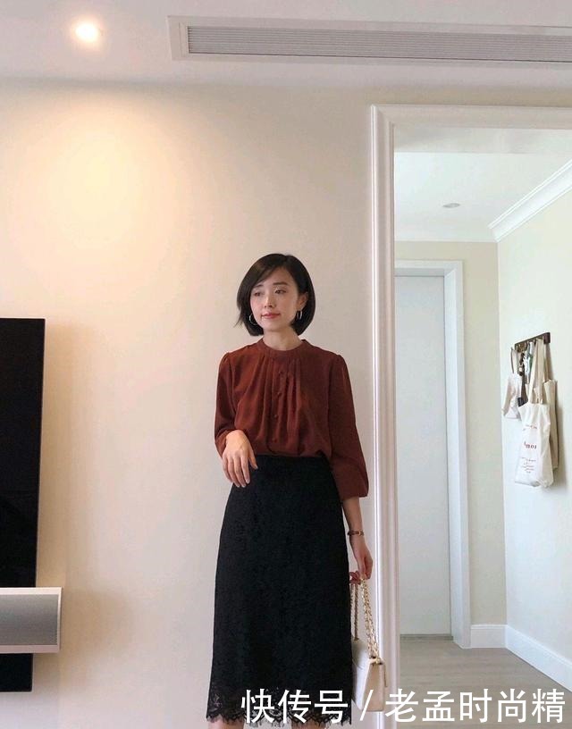 气质如兰的穿搭造型, 高级感就在“一件”之间, 不许你不知道