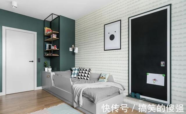 布艺沙发|108㎡现代简约风三室装修，用这样的木格栅做隔断，好美呀