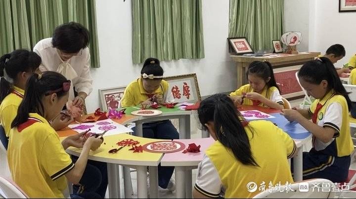 剪纸|走进泰山冯玉祥小学“特色课程”，感受京剧国粹之美