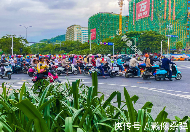 壮观|电动车在海南有多流行？这里堪称“电动车王国”，广西人表示不服