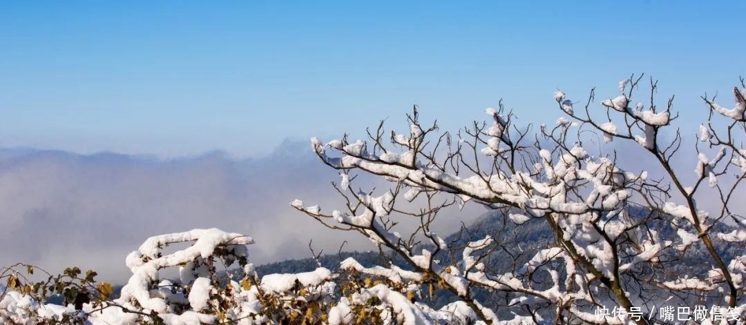 雪后初晴，与阳光相拥，武陵山的雪颜值巅峰！