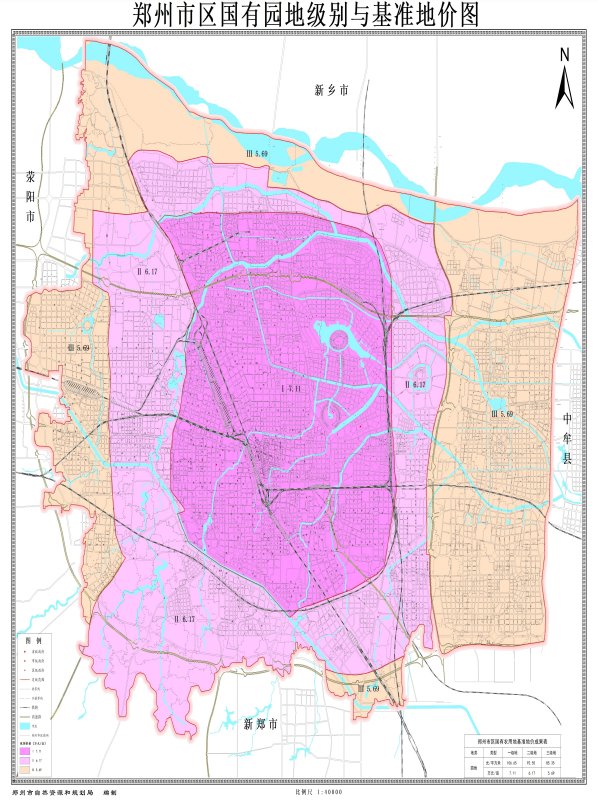 林地|官宣：郑州中心城区最新基准地价标准发布！