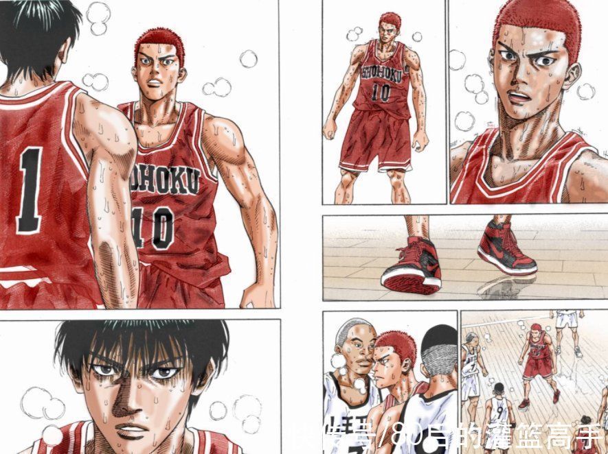 湘北|灌篮高手败给湘北后山王众人的状态,大河田不甘心,泽北没打够