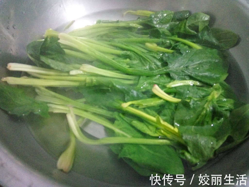 凉拌菠菜|开胃小菜凉拌菠菜，下饭解腻，营养丰富