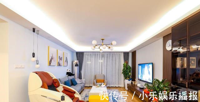 北欧风|108㎡新房全包9万2搞定,电视墙只装两块木板,闺蜜看完直夸有品位