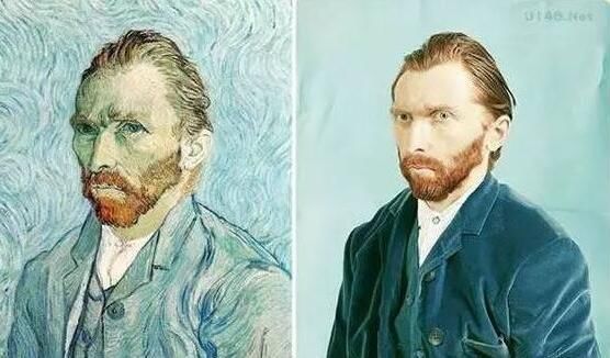 非常有趣的世界名画模仿照,哪一个模仿得最像,他是梵高本高吧?