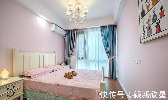 衣帽间|小夫妻爆改130㎡婚房,头一次L型的大衣柜,真的很大气