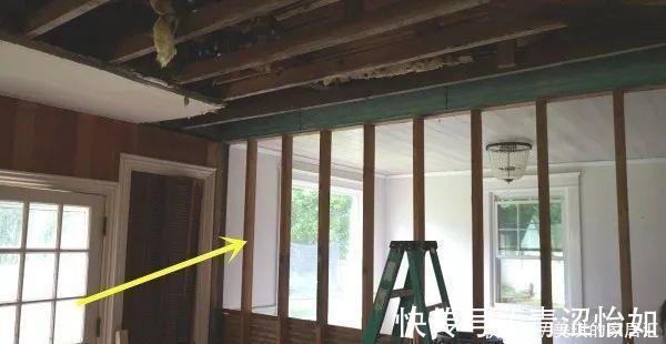 吧台|不要餐厅了,厨房的墙砸掉一半放块长木板,坐着吃饭也挺好的!