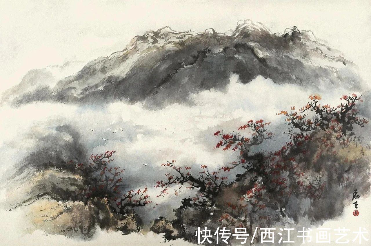 赵少昂&墨卷波涛 笔缩云烟：台湾黄磊生山水画作品选