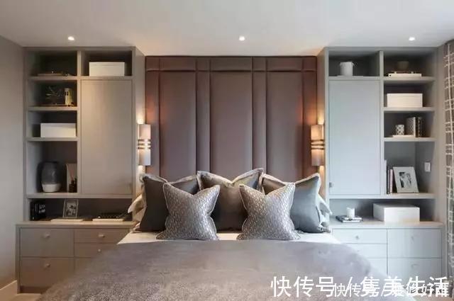 床尾|现在床头墙流行这样设计，连床头柜不用买了，实用不止一点点